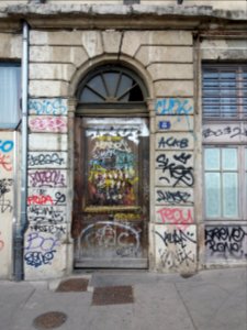 Lyon 1er - Rue des Fantasques, porte au numéro 8