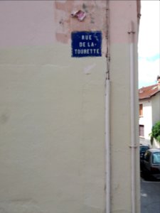 Lyon 1er - Rue de la Tourette, plaque
