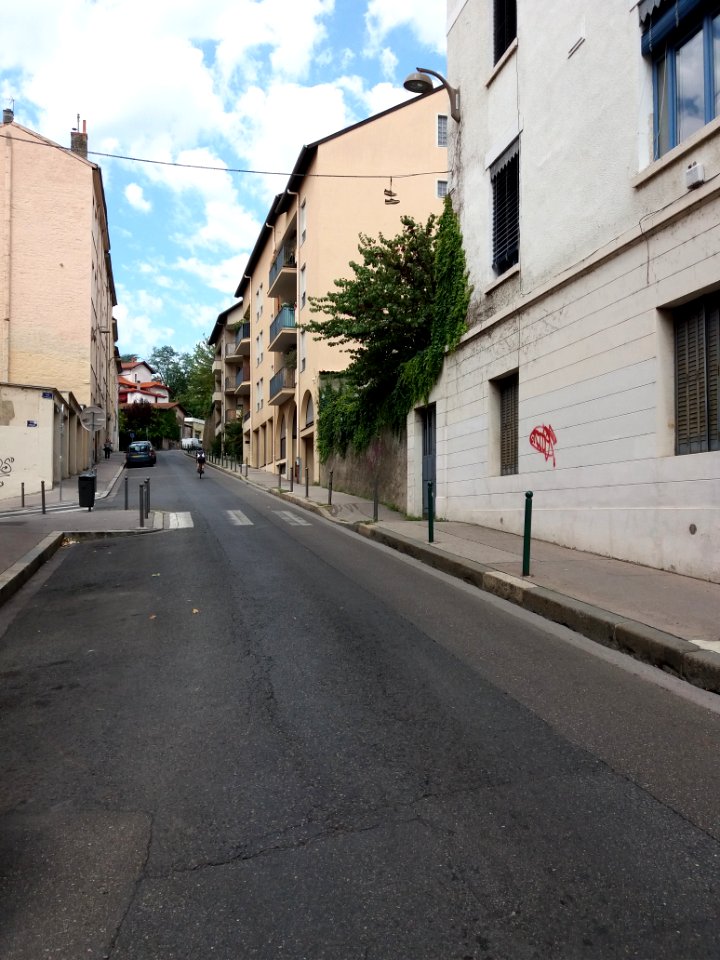 Lyon 1er - Rue de la Tourette, vers l'ouest