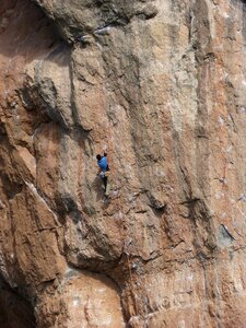 Siurana harness climbing