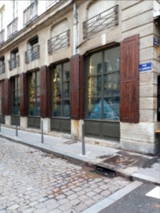 Lyon 1er - Rue de Fargues, façade de l'immeuble à l'angle de la place Sathonay
