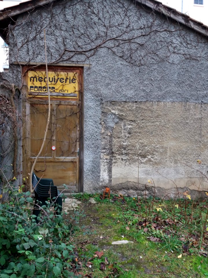 Lyon 1er - Rue Carquillat - La Menuiserie, porte
