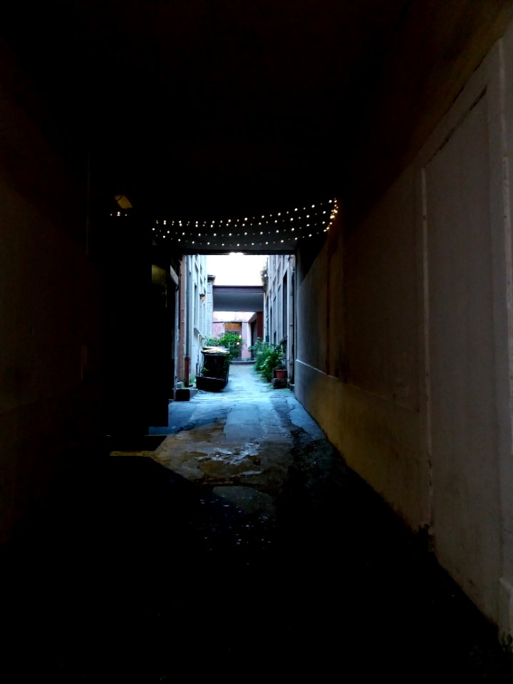 Lyon 1er - Impasse des Capucins, depuis la rue des Capucins