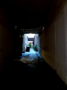 Lyon 1er - Impasse des Capucins, depuis la rue des Capucins