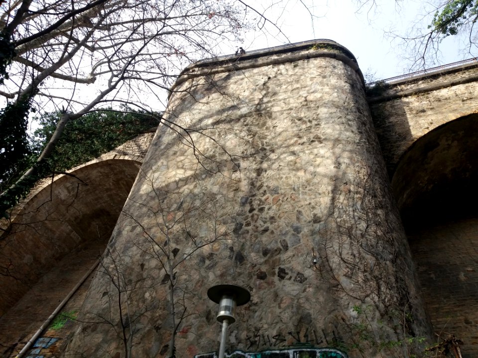 Lyon 1er - Passage Gonin - Mur du belvédère la place Rouville