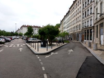 Lyon 1er - Place Louis Chazette, depuis l'angle nord