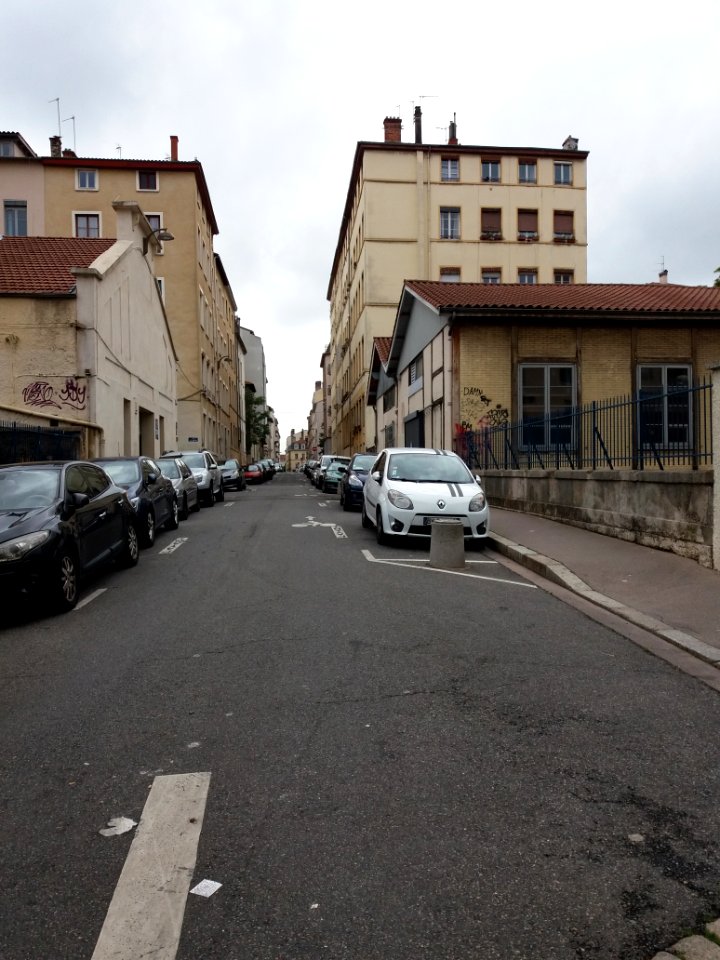 Lyon 1er - Rue de Crimée, depuis la rue Jean-Baptiste Say
