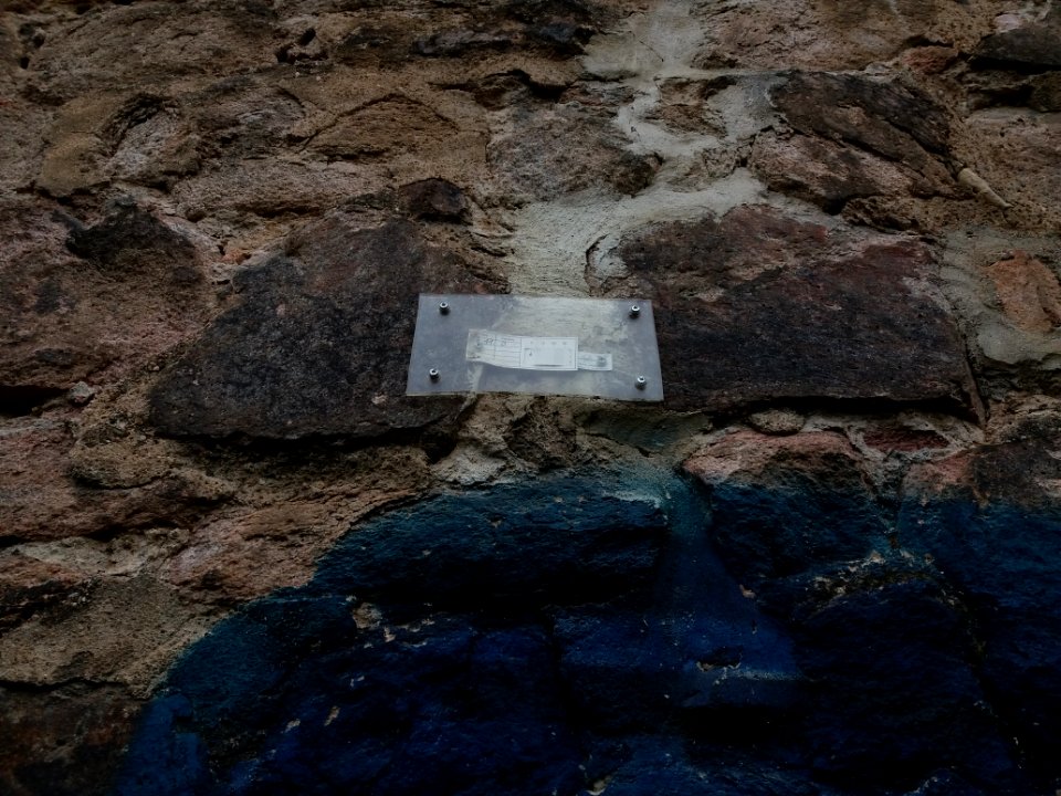 Lyon 1er - Rue de la Muette - Jauge de fissure