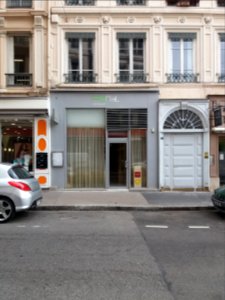 Lyon 1er - Rue Chavanne - Porte au numéro 11 et restaurant PRaiRial