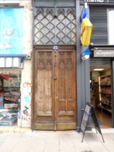Lyon 1er - Rue Chavanne - Porte au numéro 13