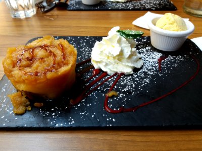 Lyon 1er - Restaurant Le Midi Minuit, tarte tatin