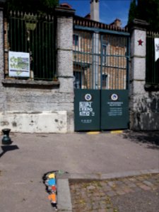 Lyon 1er - Place Bellevue - Bastion Saint-Laurent, portail