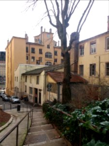 Lyon 1er - Passage Gonin - En arrivant sur le quai Saint Vincent