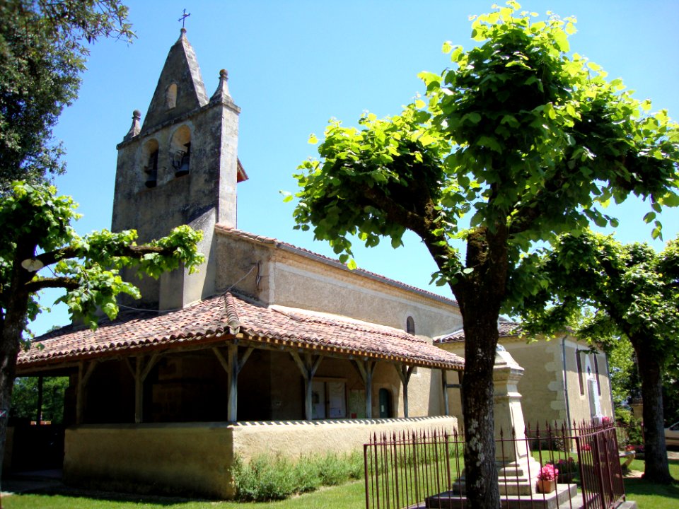 Lussan (Gers, Fr) église