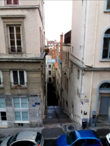Lyon 1er - Passage Mermet, depuis la place Chardonnet