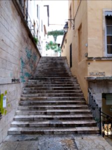 Lyon 1er - Passage Thiaffait, escalier est montant rue Burdeau