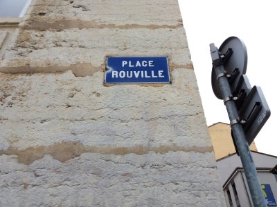Lyon 1er - Place Rouville, plaque