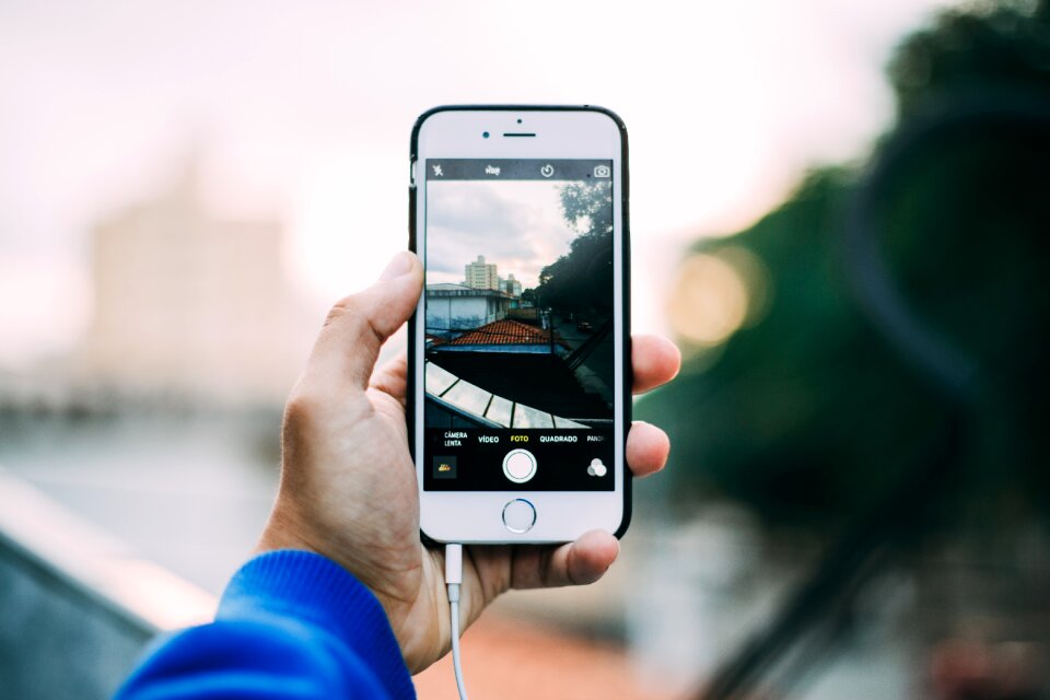 Mobile phone photo photography