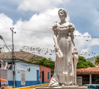 Luisa Caceres de Arismendi Statue 2