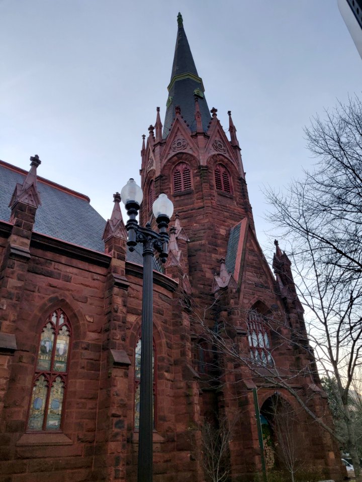 Luther Place Memorial Church Spire Side