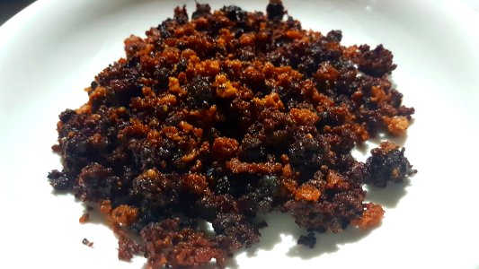 Lunok or Latik (coconut curds) - Philippines