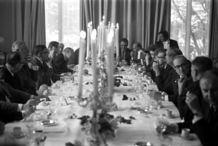 Lunch missie van Manitoba in Amstelhotel, opdracht Canade Ambassade, Bestanddeelnr 925-8984