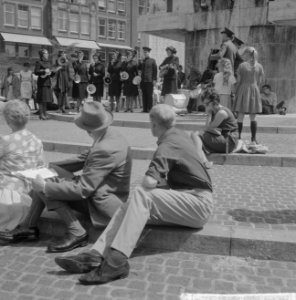 Lunchconcert van het Leger des Heils op Nationaal Monument op de Dam, Bestanddeelnr 916-6391