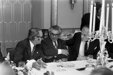 Lunch missie van Manitoba in Amstelhotel, opdracht Canade Ambassade, Bestanddeelnr 925-8987