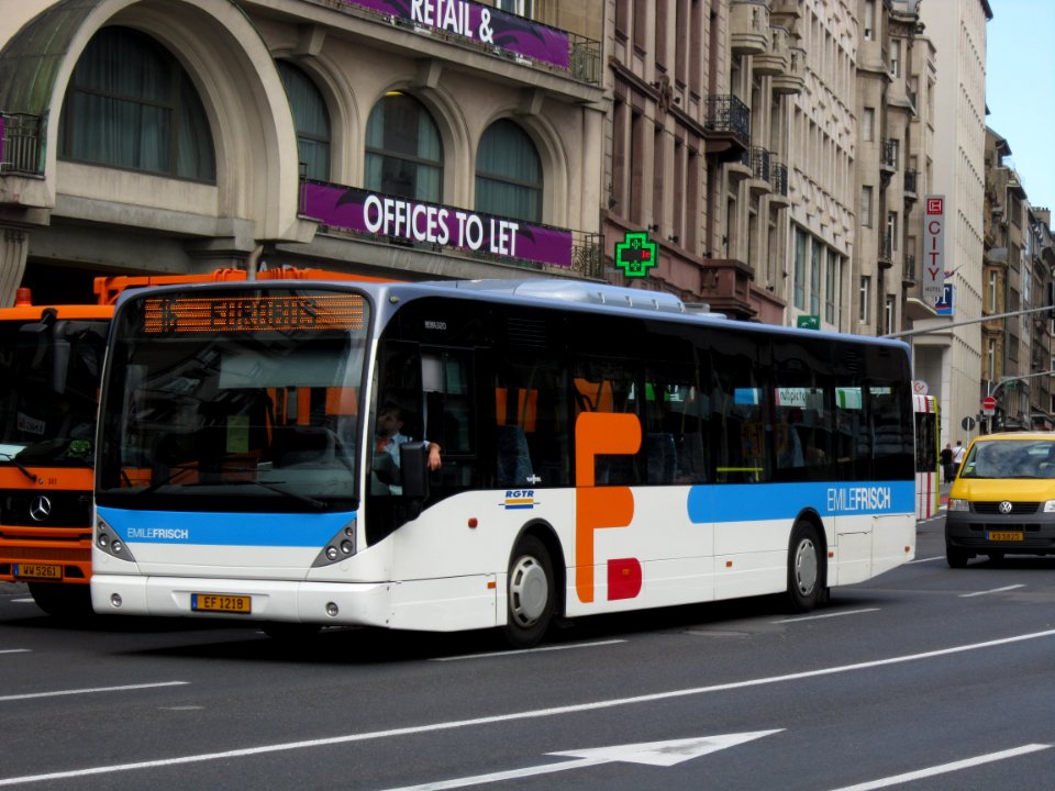 Luxembourg AVL Emile Frisch Van Hool New A 320 EF 1218 L16 Gare Centrale