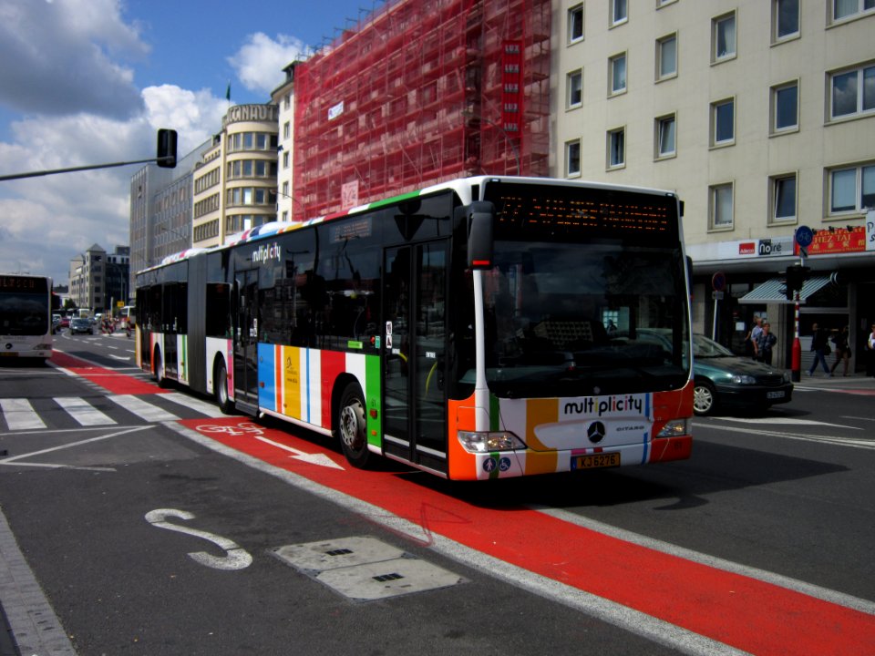 Luxembourg AVL Mercedes-Benz Citaro G n°61 L22 Gare Centrale
