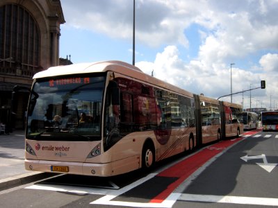 Luxembourg AVL Emile Weber Van Hool New AGG 300 EW 1260 L16 Gare Centrale (1)