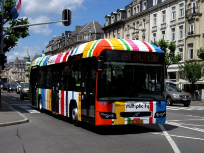Luxembourg AVL Volvo 7700 n°254 L1 Paris Zitha
