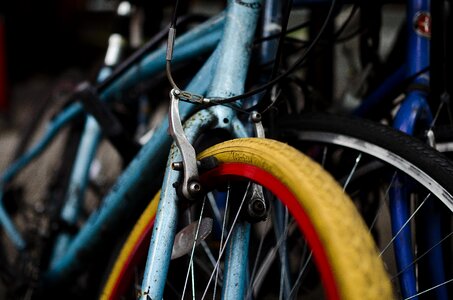 Brake close up cycle photo