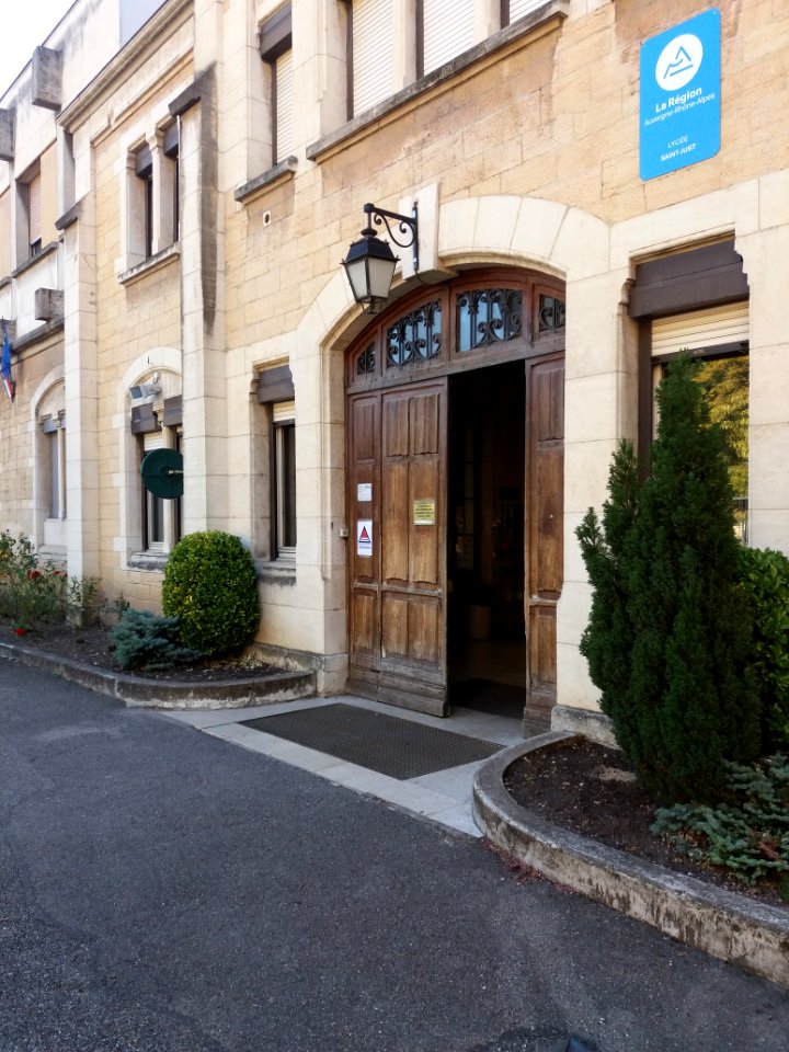 Lycée de Saint-Just de Lyon - Porte d'entrée