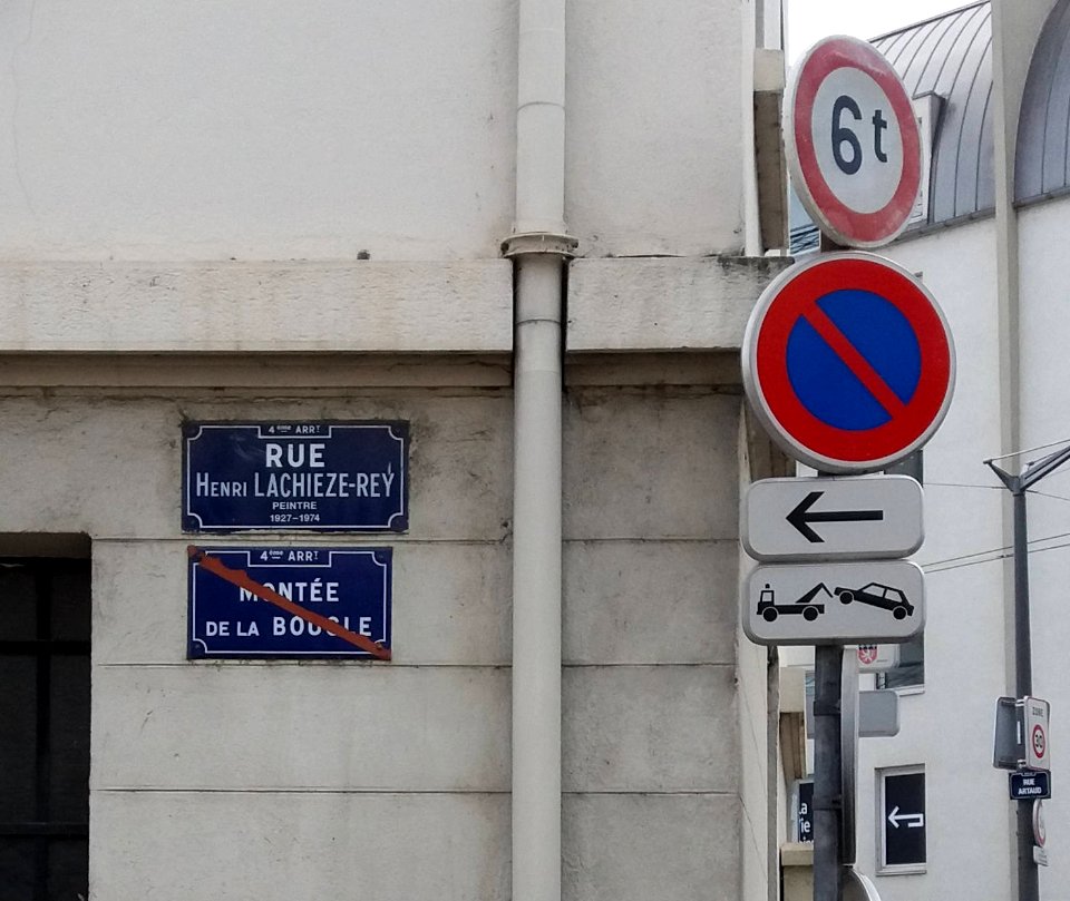 Lyon - Nouvelle plaque Henri Lachieze-Rey