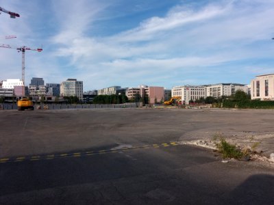 Lyon - Rue Clément Marot - Terrain vide après démolition au numéro 19