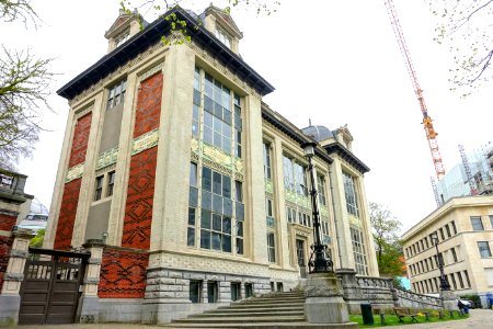 Lycée Émile Jacqmain Lyceum - Leopold Park - Brussels, Belgium - DSC08337