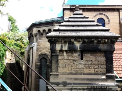 Lyon 1er - Église du Bon Pasteur, tourelle nord-ouest