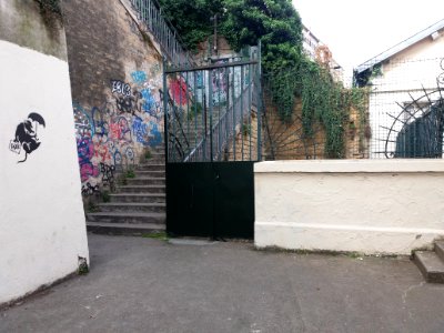 Lyon 1er - École Michel Servet, escalier