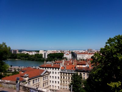 Lyon - Vue depuis le parc Villemanzy