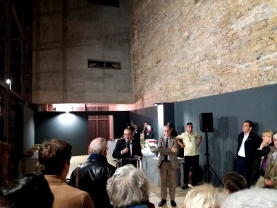 Lyon 2e - Archives municipales de Lyon - Le Maire et l'Architecte, vernissage, deuxième discours