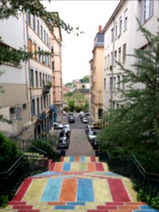 Lyon - Escalier entre les rues Ornano et Prunelle