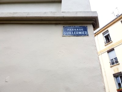 Lyon 4e - Passage Guillermier, plaque