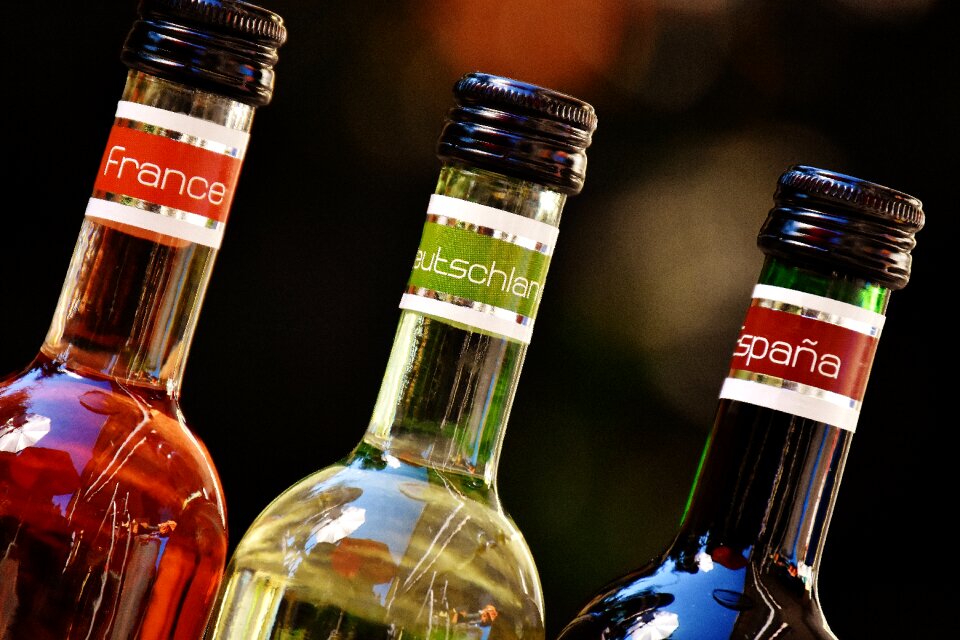 Weinstube alcohol bottles