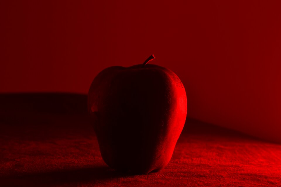 Nature red apple fruit