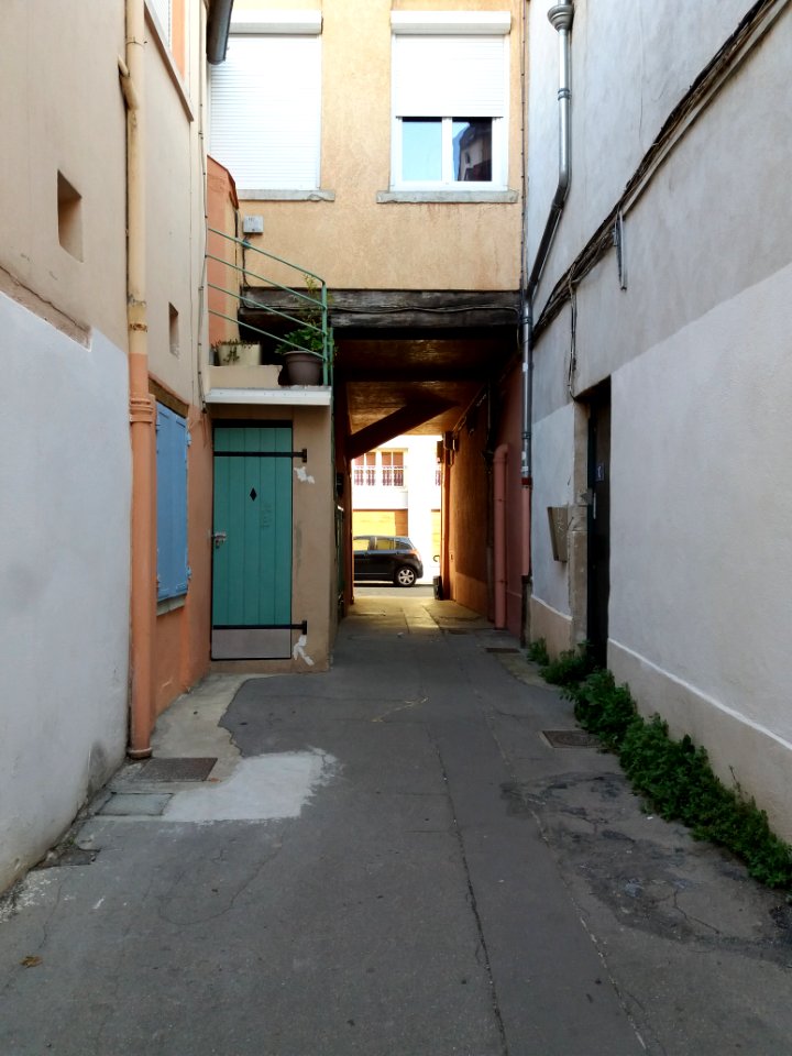 Lyon 4e - Passage Dumont, en arrivant rue Dumont
