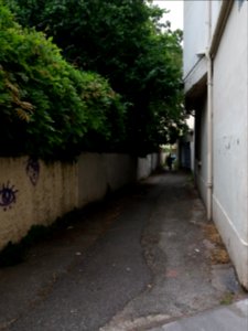 Lyon 4e - Passage Guillermier, depuis la rue Henry Gorjus