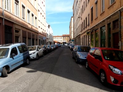 Lyon 4e - Rue d'Isly - Depuis le boulevard de la Croix-Rousse