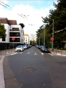 Lyon 4e - Rue Clos Savaron, vers l'ouest, depuis la rue Deleuvre