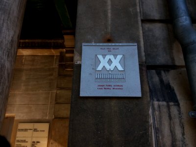 Lyon 4e - Parc de la Cerisaie - Villa Gillet - Plaque Patrimoine du XXe siècle